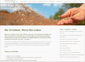 Blog: Die Zehn Gebote Werte fürs Leben - Christliche-Werte.ch