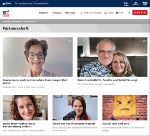 Podcasts, Radio- und TV-Sendungen zum Thema Beziehungen, Partnerschaft auf ERF-Medien.ch