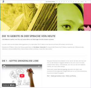 Radiobeiträge, Podcast, Vidoes Thema: Die Zehn Gebote auf ERF-Medien.ch.