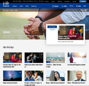 Life Channel.ch: Dossier Beten, Gebet