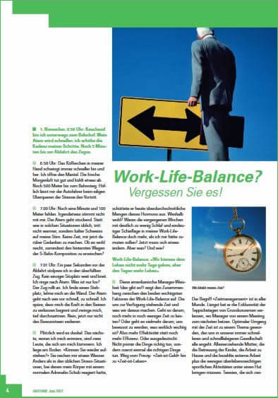 «Work Life Balance? Vergessen Sie es!» PDF